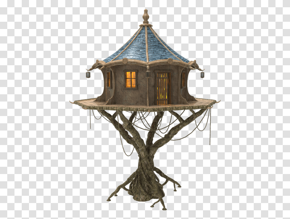 Fairy House Elf Fairy Tree House, Housing, Building, Lamp, Furniture Transparent Png