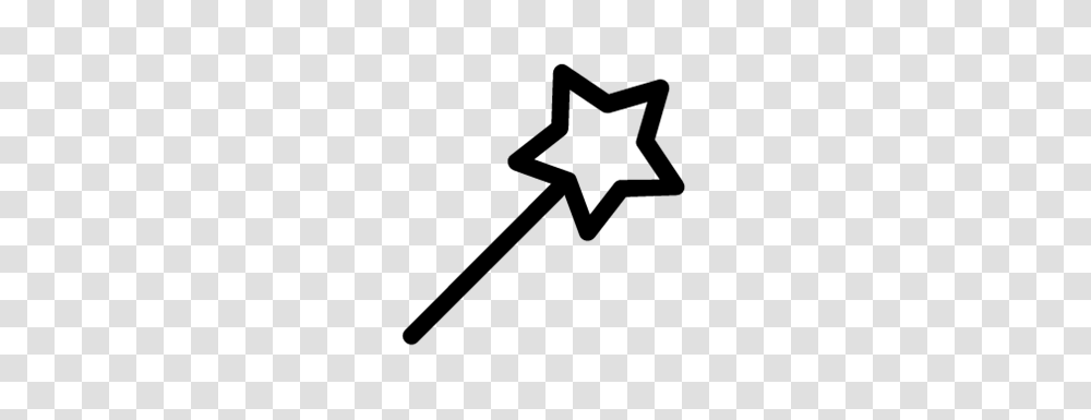 Fairy House Mother Fhm Can Help, Wand, Cross, Star Symbol Transparent Png