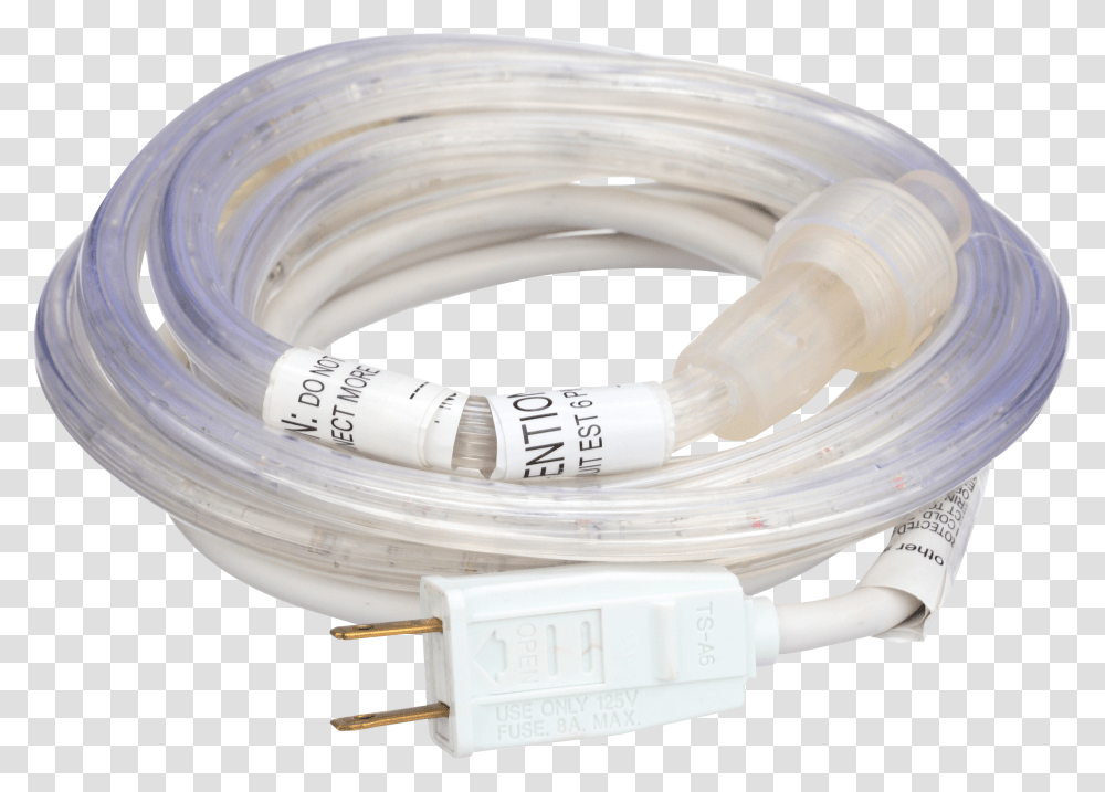 Fairy Light 24 Ft Incandescent White Rope Light Kit Usb Cable Transparent Png