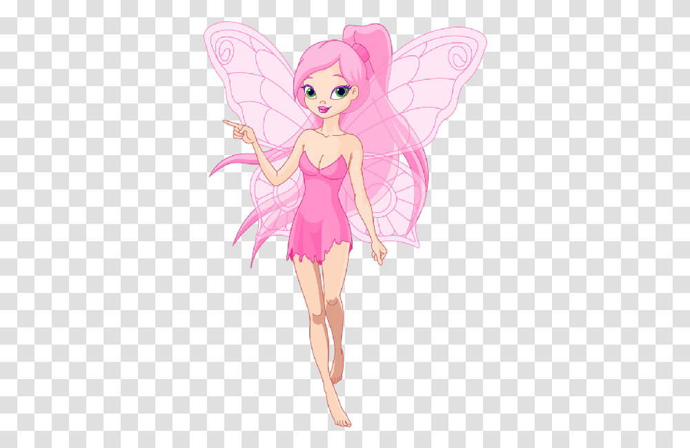 Fairy Pink, Doll, Toy, Barbie Transparent Png