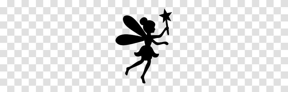 Fairy Silhouette Free Fairy, Cross, Person, Human Transparent Png