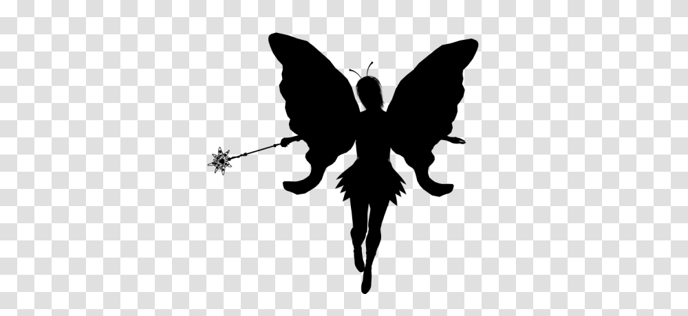 Fairy Silhouette Related Keywords Crafts, Gray, World Of Warcraft Transparent Png