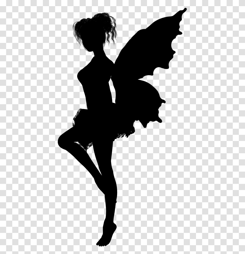 Fairy Silhouettes, Gray, World Of Warcraft Transparent Png