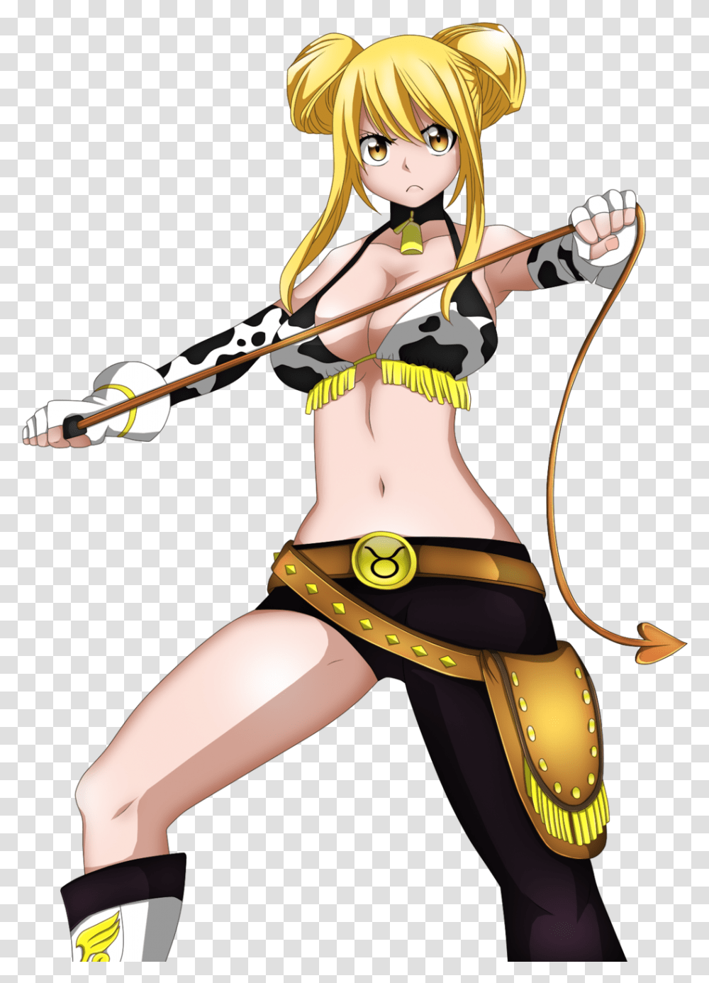 Fairy Tail 385 Aquarius Power Lucy By Kemucampos D7qigka Fairy Tail Lucy Taurus Form, Person, Human, Archery, Sport Transparent Png