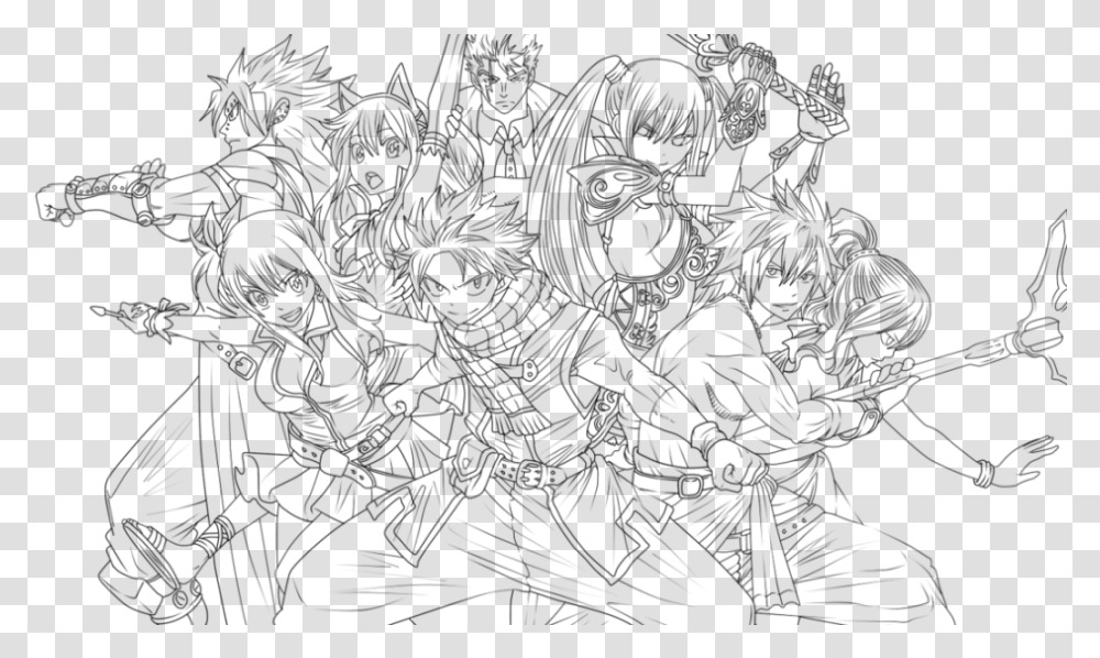 Fairy Tail Coloring Pages Wonderful Chibi Erza Natsu Anime Fairy Tail Coloring Pages, Gray, World Of Warcraft Transparent Png