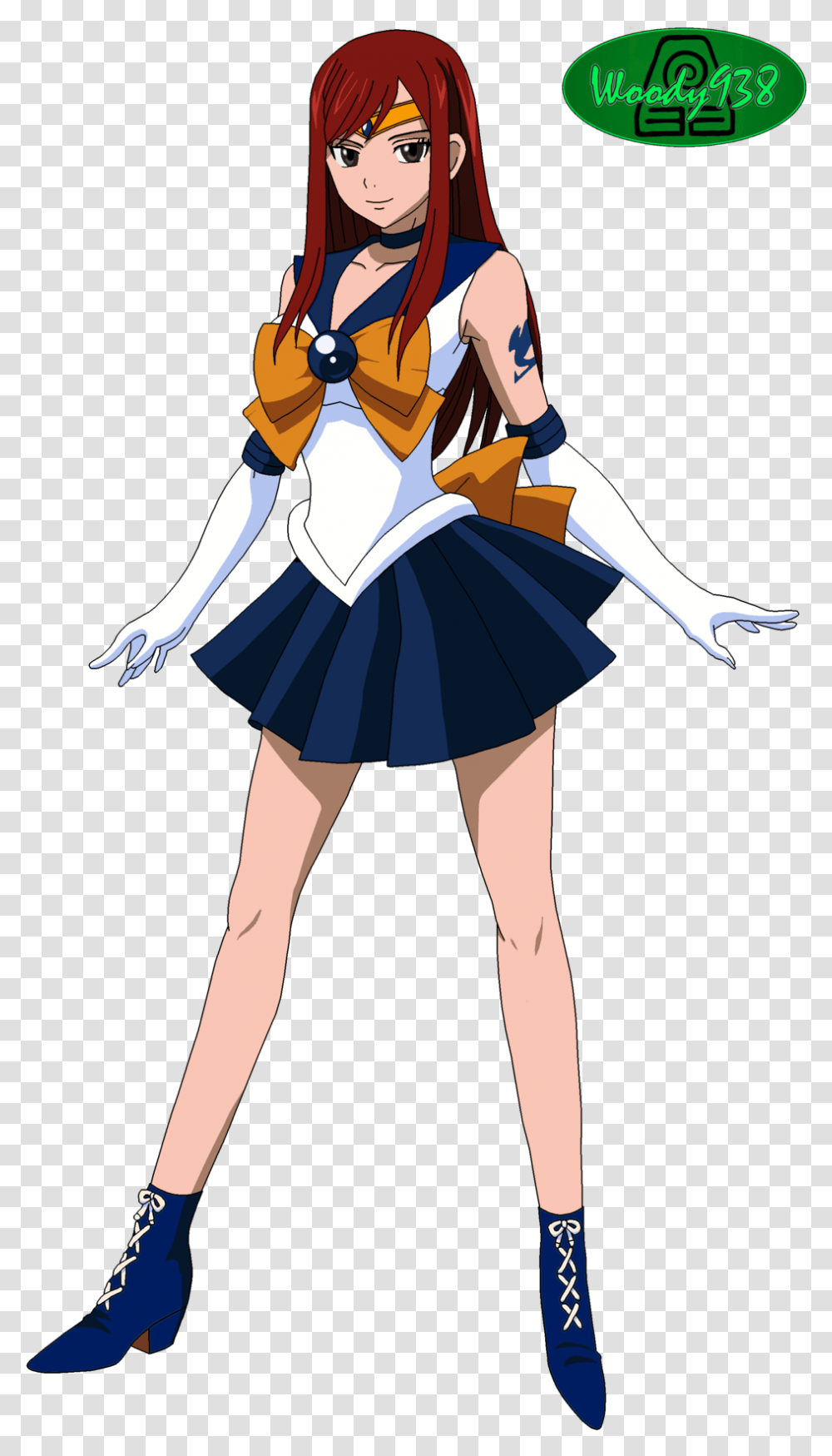 Fairy Tail Erza Kimono Anime, Costume, Person, Human Transparent Png