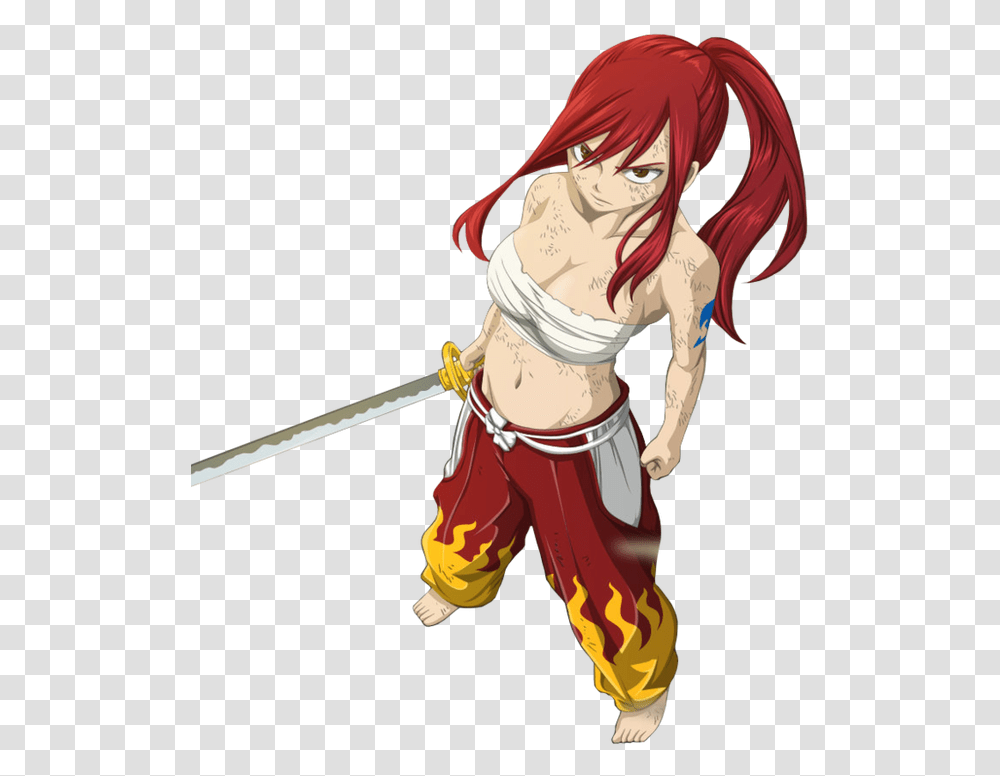Fairy Tail Erza, Person, Human, Duel, Book Transparent Png