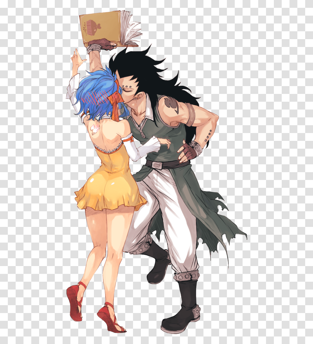 Fairy Tail Gajeel X Levy, Person, Dance Pose, Leisure Activities, Comics Transparent Png