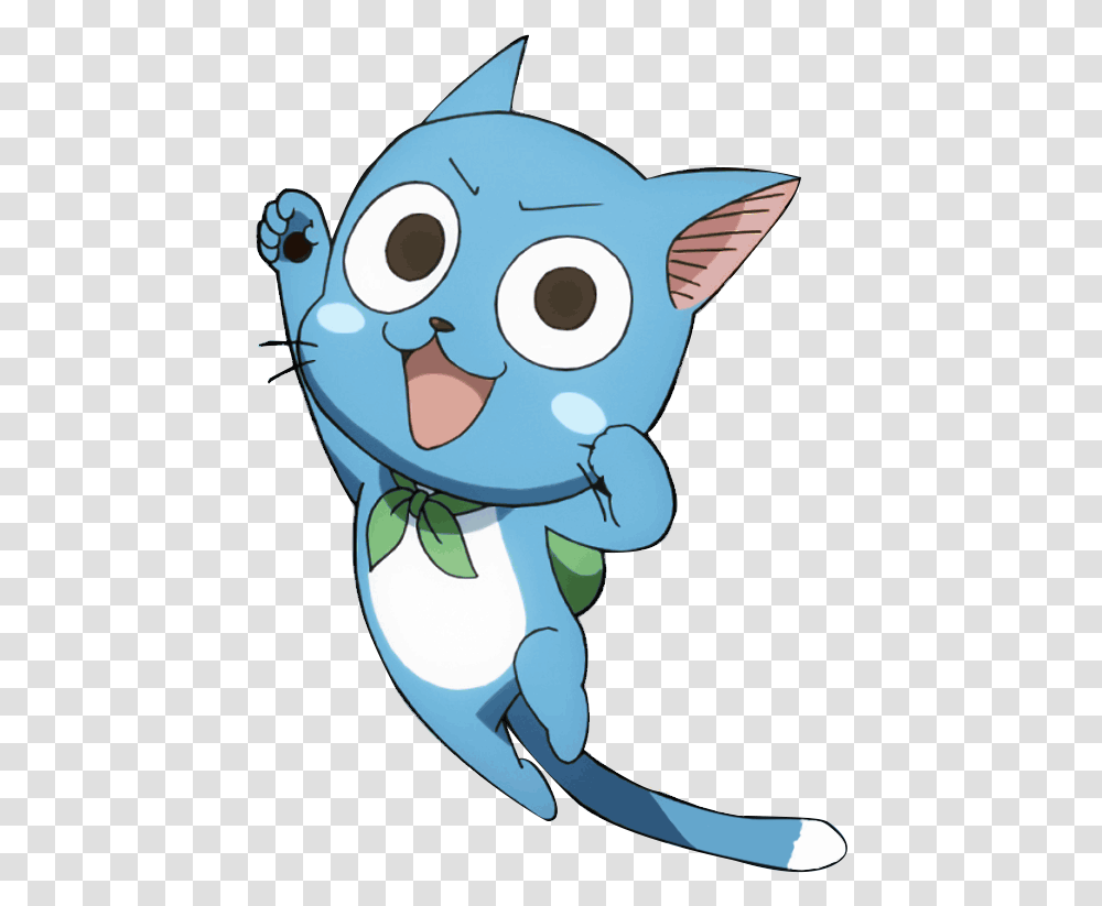 Fairy Tail Happy, Animal, Mammal, Face Transparent Png