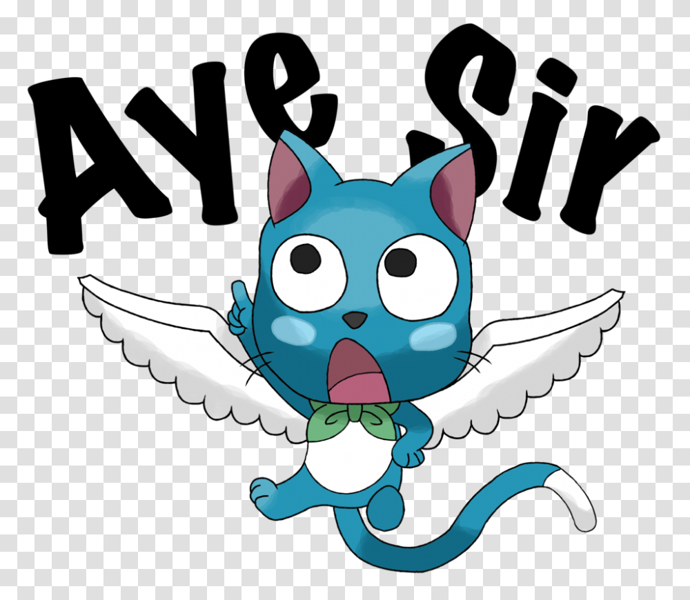 Fairy Tail Happy, Cupid, Cat, Pet Transparent Png