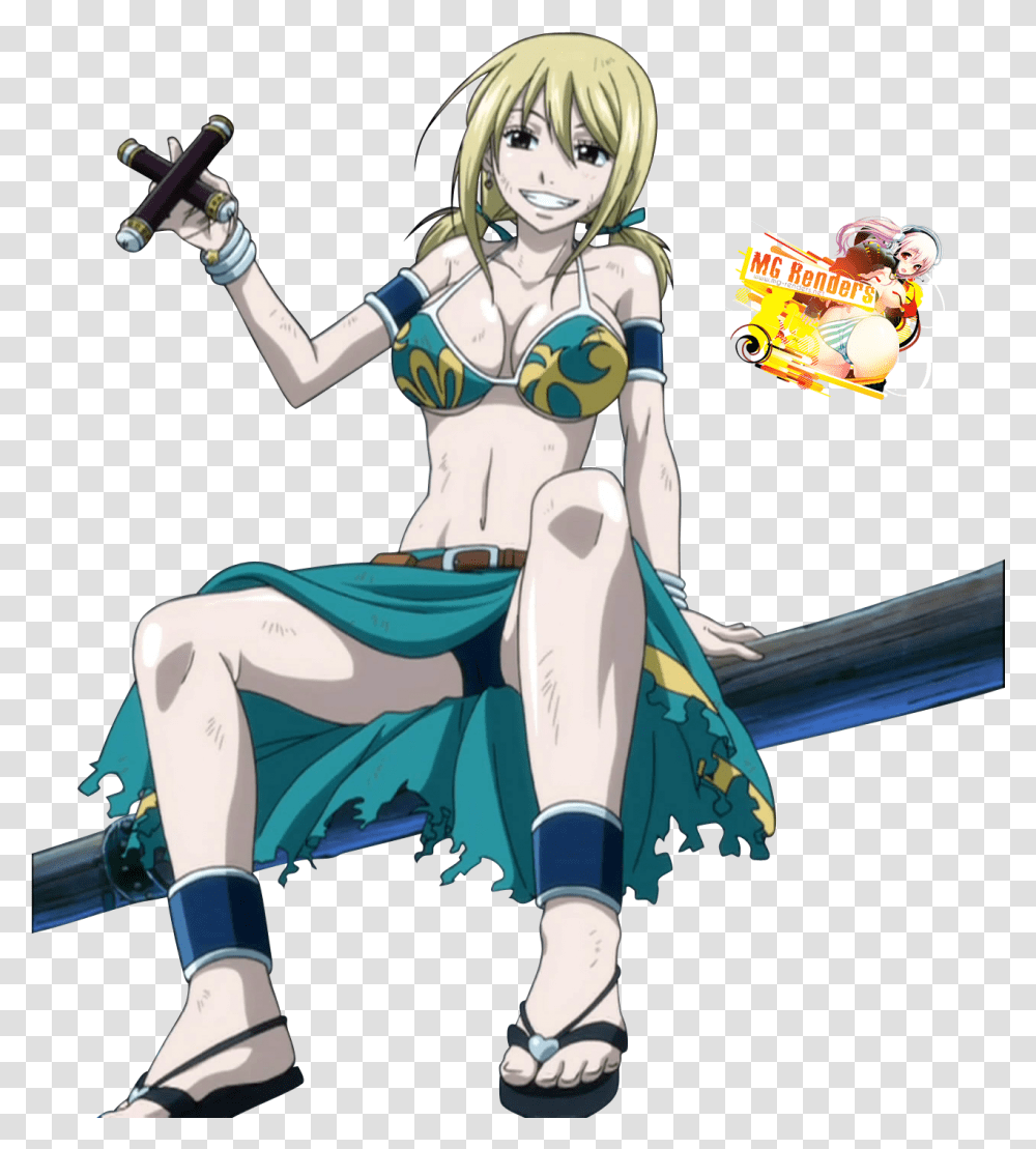 Fairy Tail Lucy Heartfilia Render 13 Anime Image, Comics, Book, Manga, Person Transparent Png