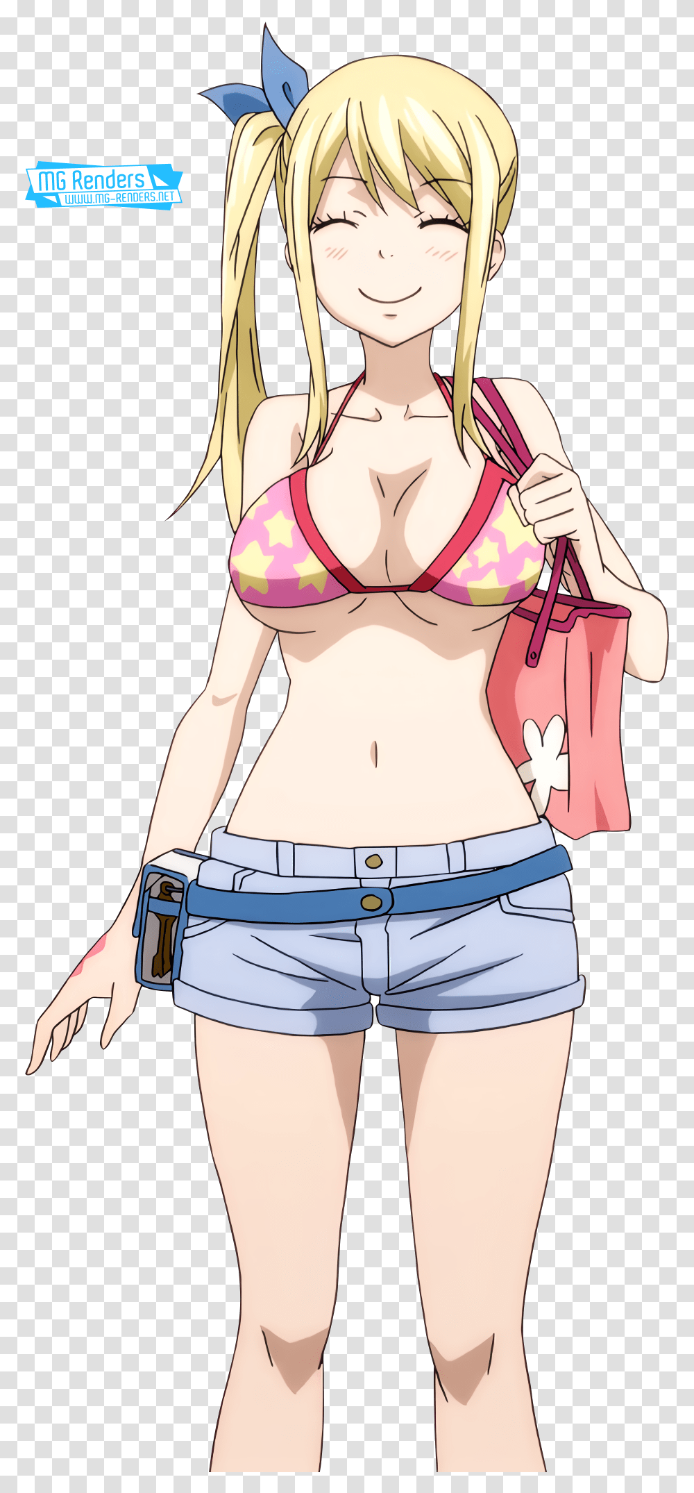 Fairy Tail Lucy Heartfilia Render 61 Anime Image Fairy Tail Lucy Ecchi, Clothing, Shorts, Person, Manga Transparent Png
