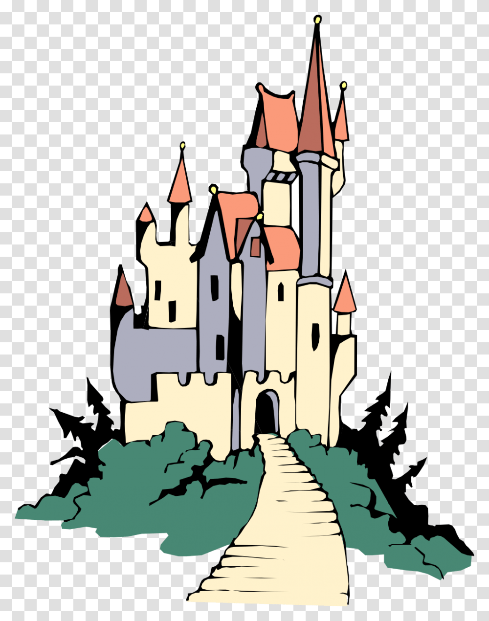 Fairy Tale Castle Clip Art, Architecture, Building, Spire, Plant Transparent Png