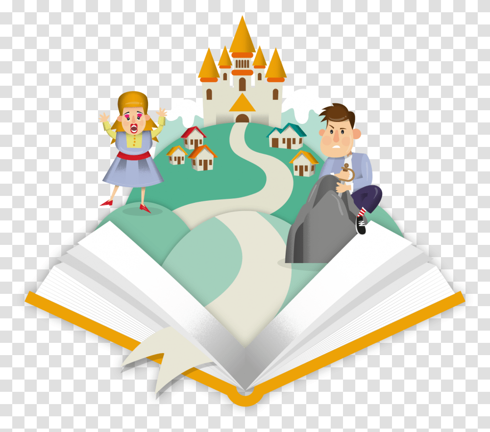 Fairy Tale Clipart Once Upon Time Fairy Tale Clip Art, Birthday Cake, Dessert, Food, Poster Transparent Png