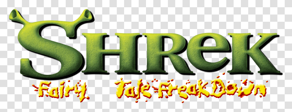 Fairy Tale Freakdown Details Shrek Fairytale Freakdown Logo, Text, Alphabet, Word, Label Transparent Png