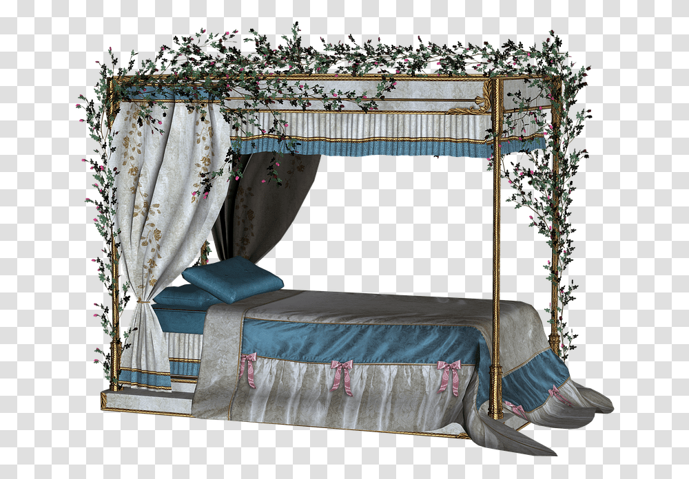 Fairy Tale Sleeping Beauty Princess Bed Fairy Sleeping Beauty Bed, Furniture, Tent, Canopy Transparent Png