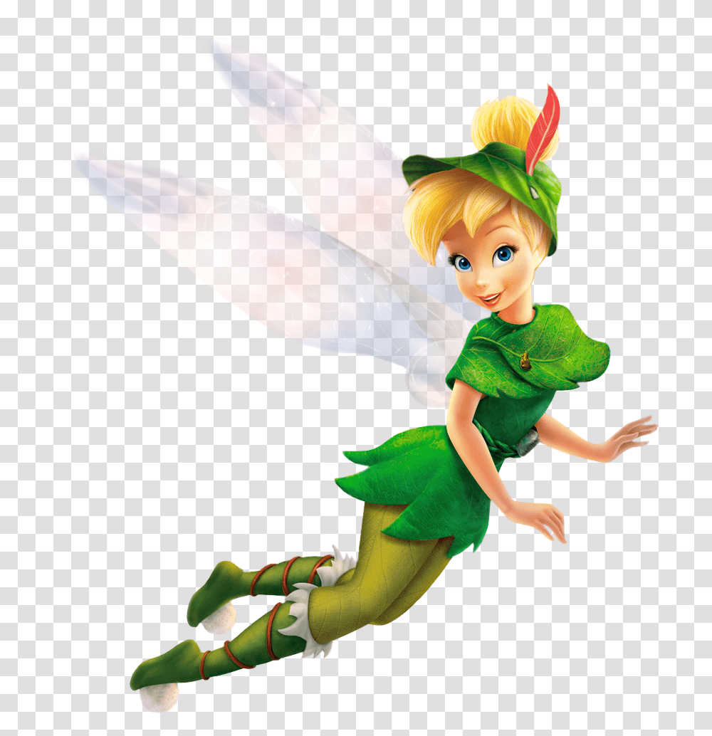 Fairy Tinkerbell, Elf, Person, Human, Figurine Transparent Png