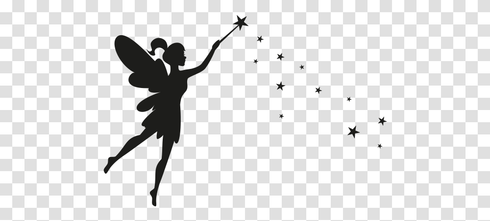 Fairy Vector Free Download, Silhouette, Star Symbol, Leisure Activities Transparent Png