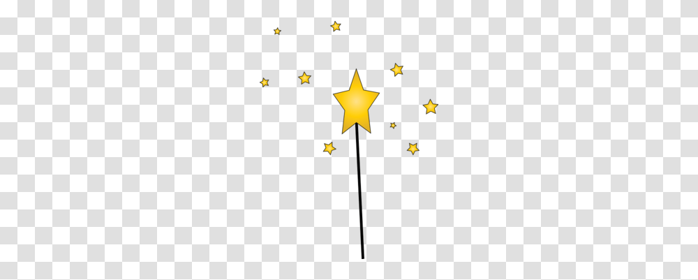 Fairy Wand Clipart, Star Symbol Transparent Png