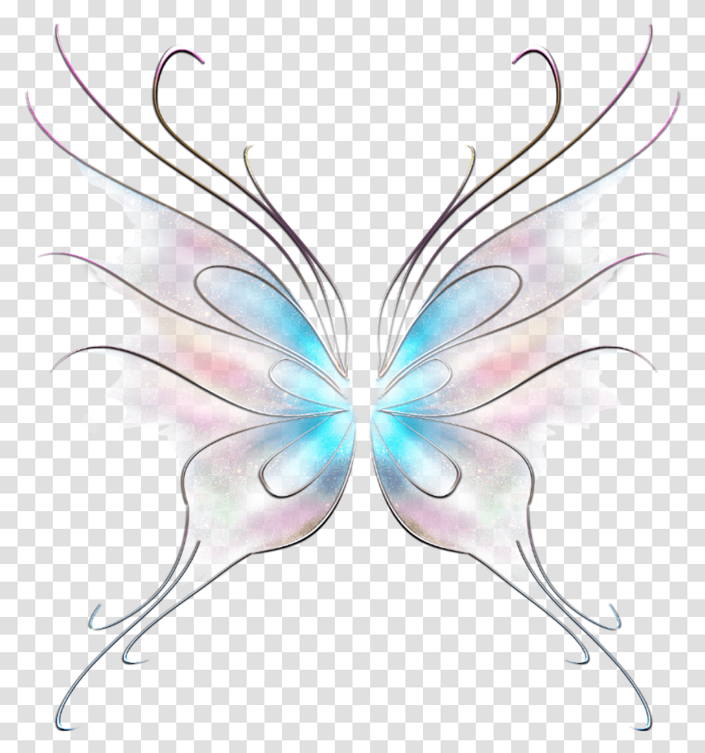 Fairy Wings Background Fairy Wings Free, Ornament, Pattern, Fractal Transparent Png