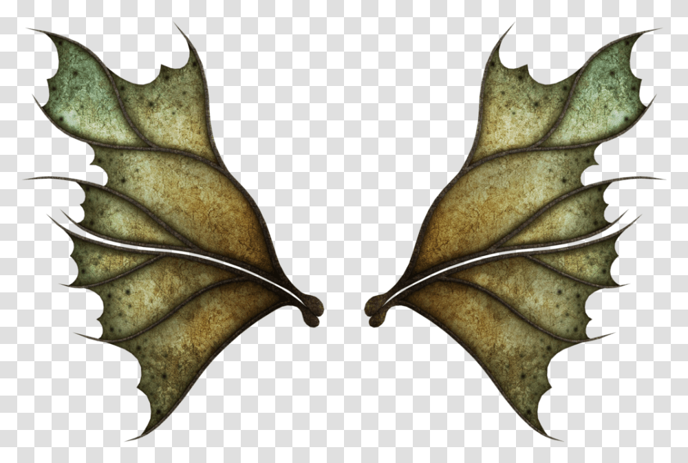 Fairy Wings Dark Fairy Wings, Leaf, Plant, Bat, Wildlife Transparent Png