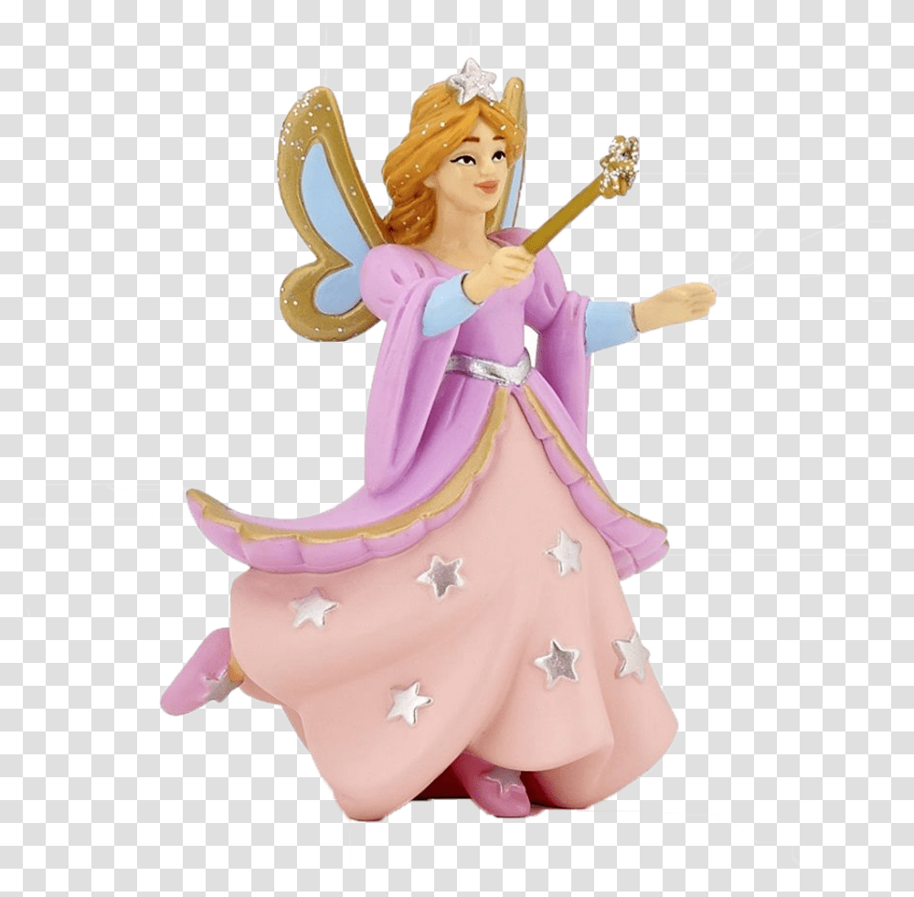 Fairy With StarsData Rimg LazyData Rimg Scale Papo Fairy, Figurine, Doll, Toy, Barbie Transparent Png