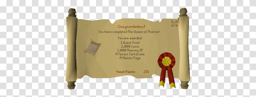 Fairytale Ii Cure A Queen Osrs Wiki Demon Slayer Osrs Reward, Text, Paper, Rock, Scroll Transparent Png