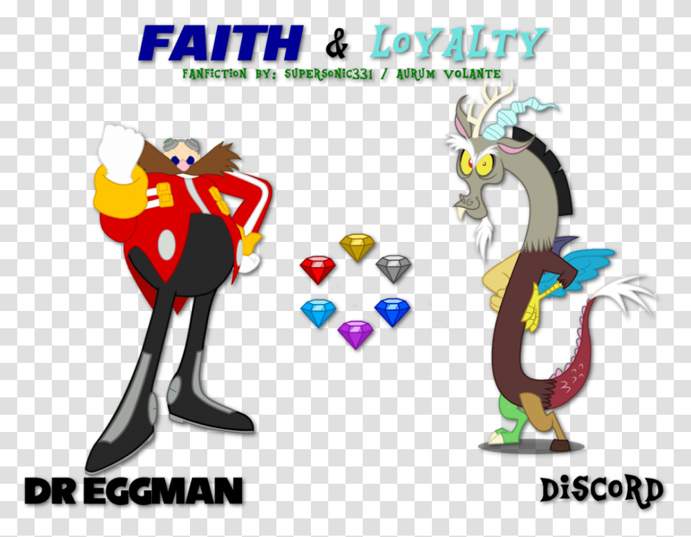 Faith Clipart Action Clipart Dr Eggman And Discord, Poster, Advertisement, Flyer, Paper Transparent Png
