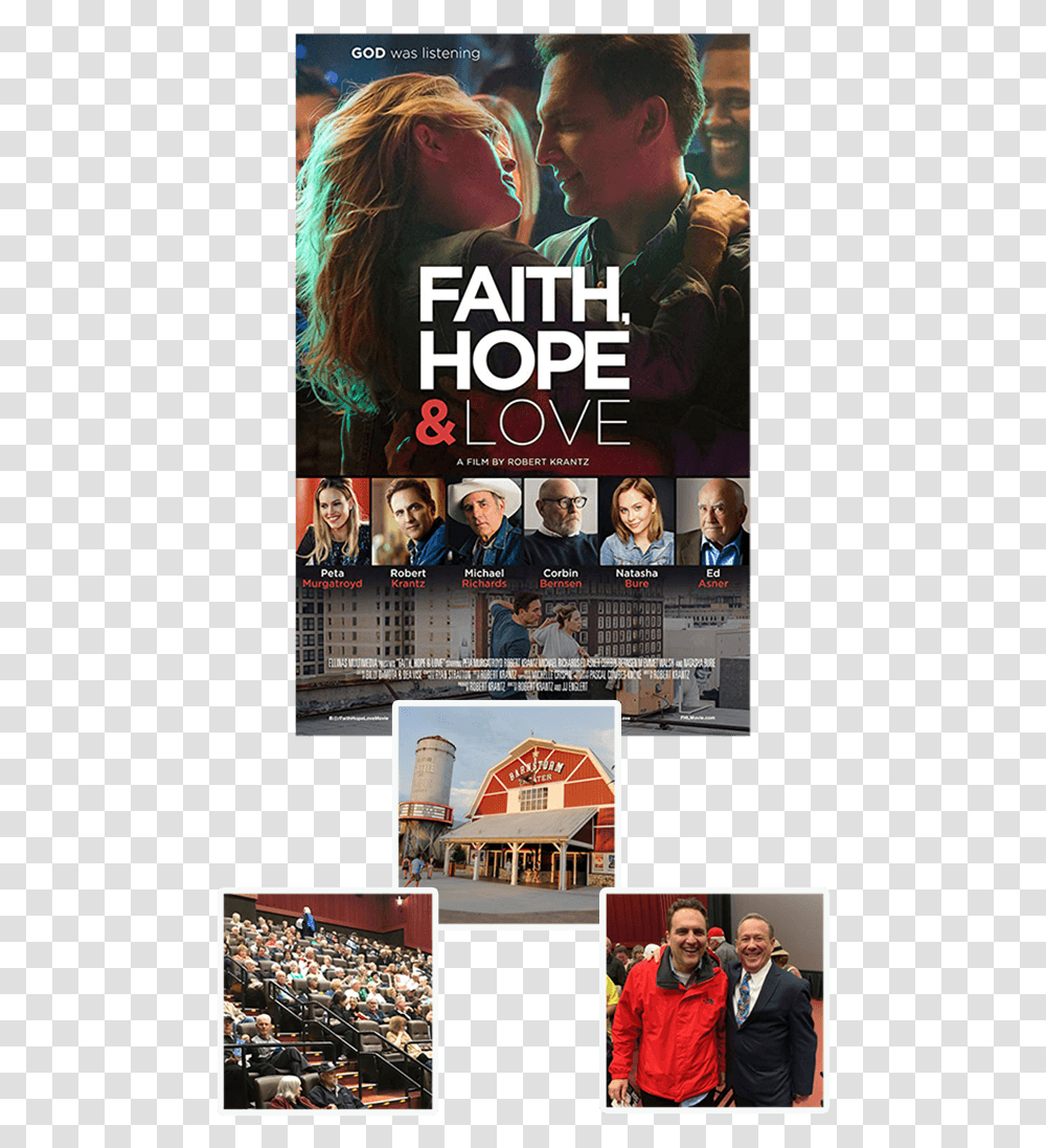 Faith Hope Amp Love Movie Natasha Bure Acting, Advertisement, Poster, Person, Tie Transparent Png