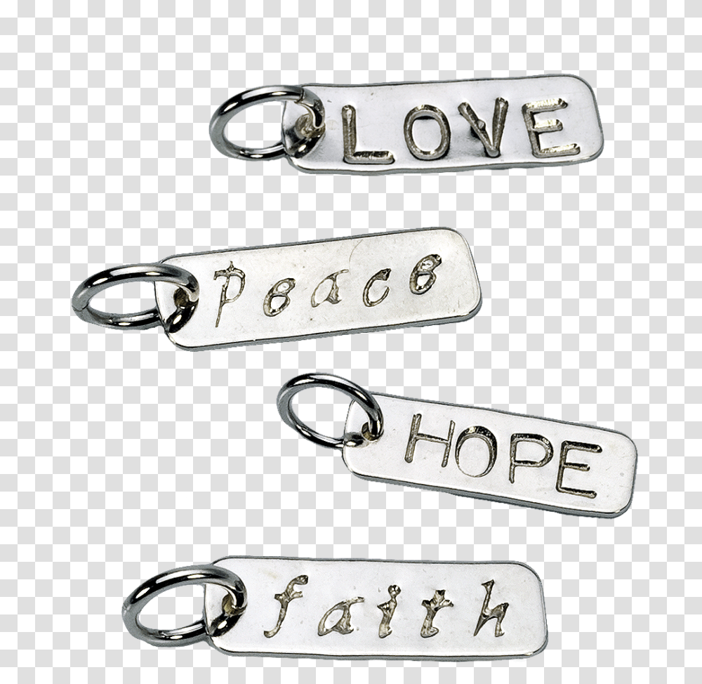 Faith Hope Love Amp Peace Attribute Charms Keychain Transparent Png