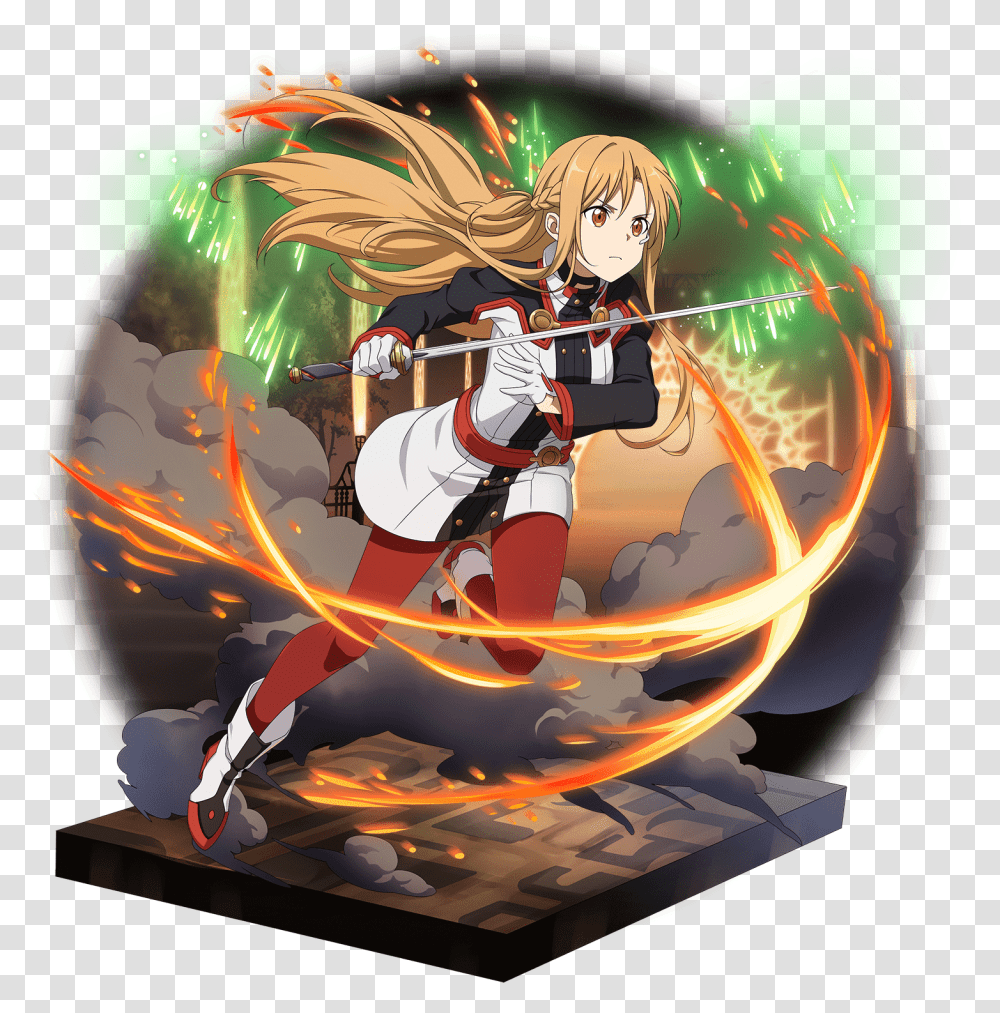 Faith In Heart Asuna, Person, Comics, Book, Helmet Transparent Png