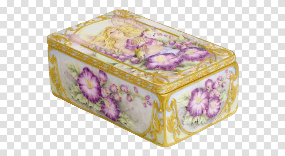 Faith Jewelry Box By Jody Bergsma Box, Porcelain, Pottery, Birthday Cake Transparent Png