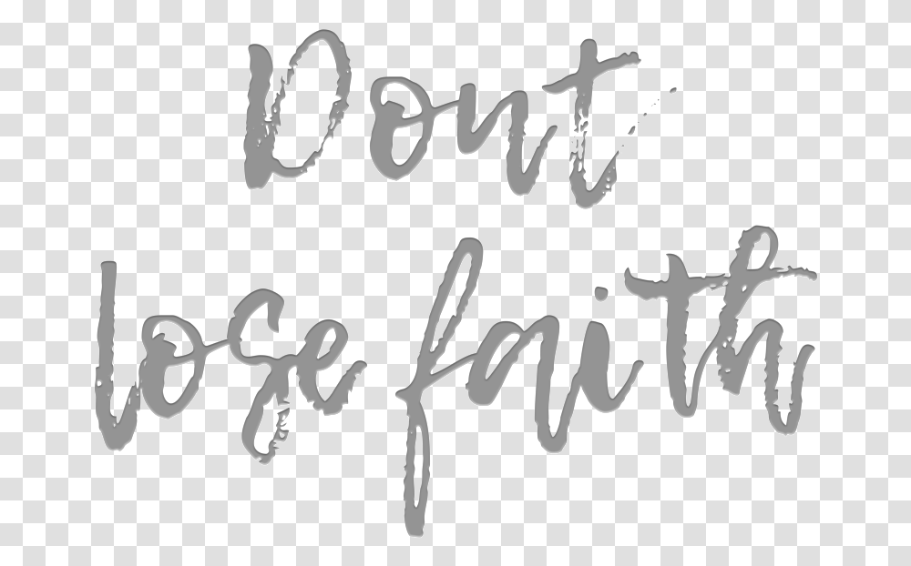 Faith, Handwriting, Calligraphy, Label Transparent Png