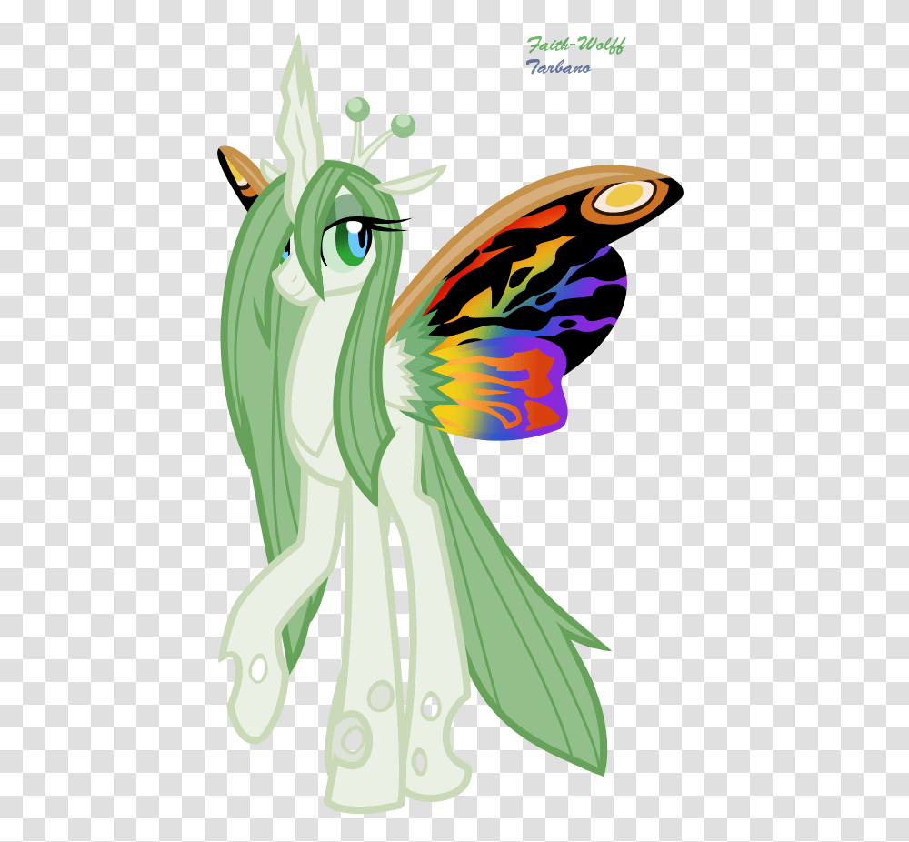 Faith Wolff Butterfly Wings Changeling Changelingified Mlp The Bridge Mothra, Floral Design, Pattern Transparent Png