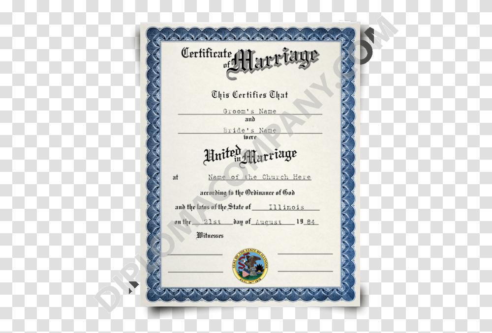 Fake Marriage Certificate Diploma, Document Transparent Png