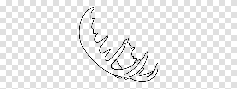 Fake Moose Antlers Side View How To Put Together Your Line Art, Gray, World Of Warcraft Transparent Png