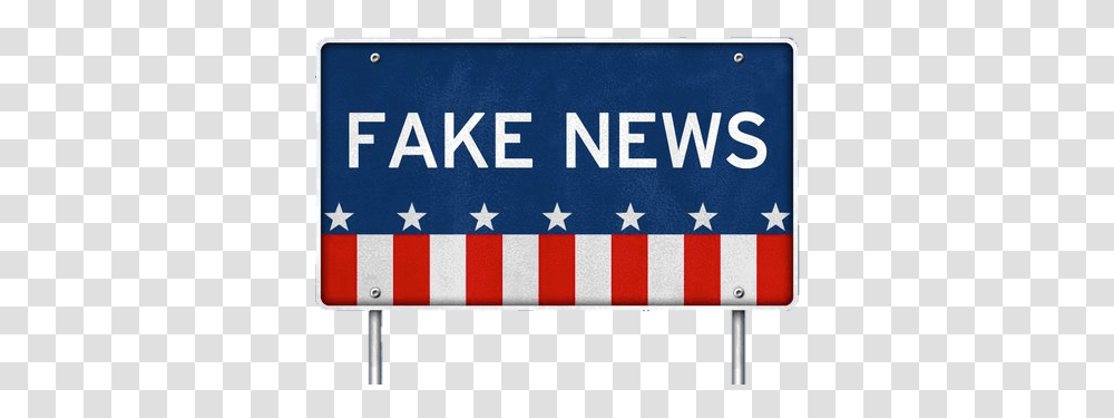 Fake News American Flag Stickpng Traffic Sign, Text, Canopy, Airmail, Envelope Transparent Png