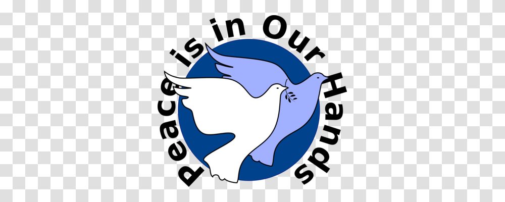 Fake News Peace Doves As Symbols Community, Bird, Animal, Shark, Sea Life Transparent Png