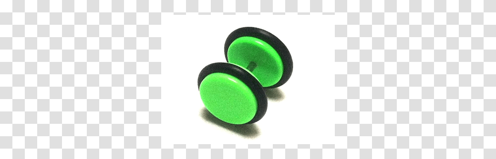 Fake Piercing Plug Ear Plug Green Disk Gummiring, Toy, Foam, Sweets, Food Transparent Png