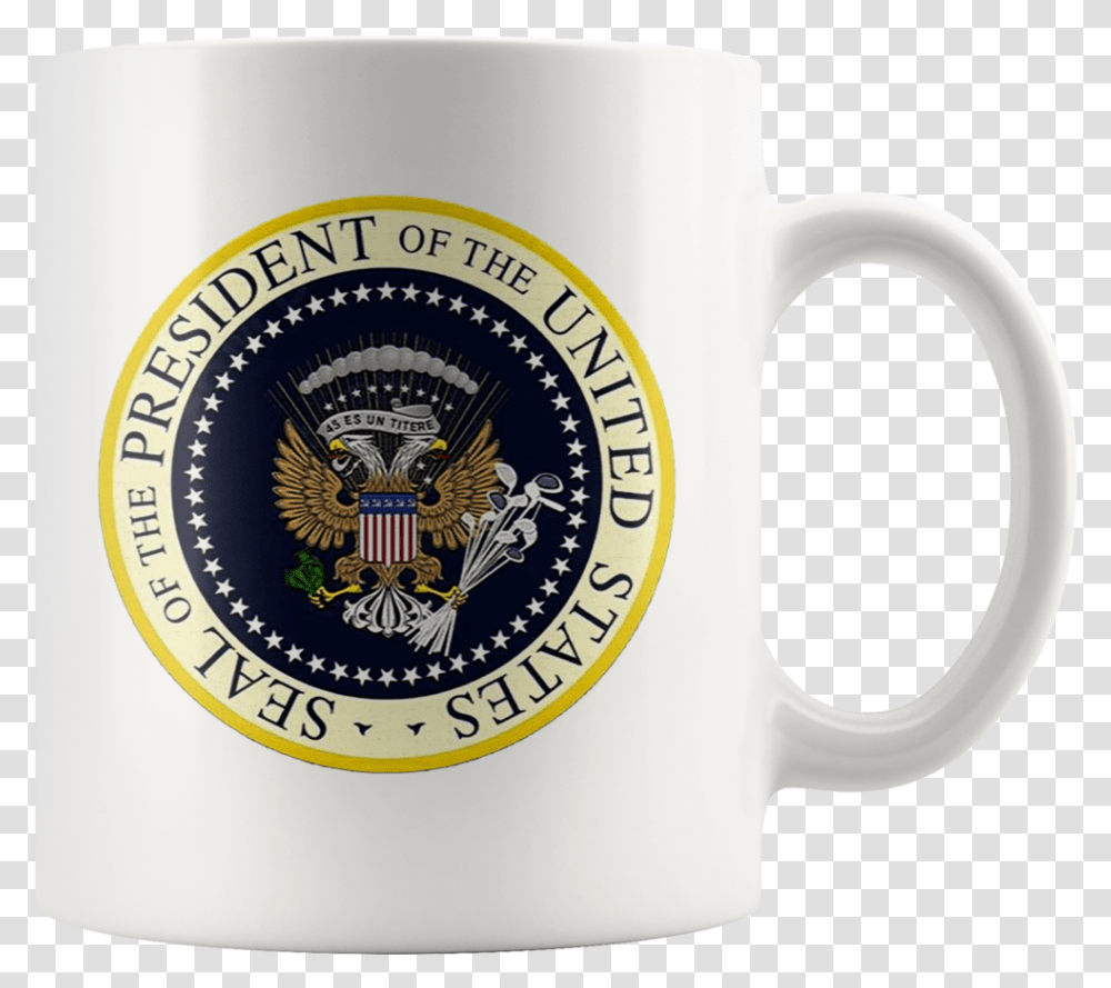 Fake Presidential Seal Mug Charles Leazott Mug President Of The United States, Coffee Cup, Beer, Alcohol, Beverage Transparent Png