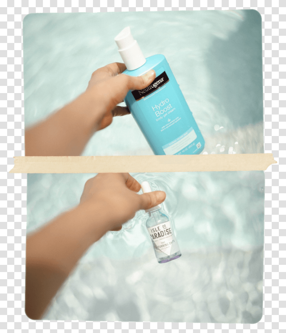 Fake Tan Tips Hair Care, Bottle, Cosmetics, Lotion, Person Transparent Png