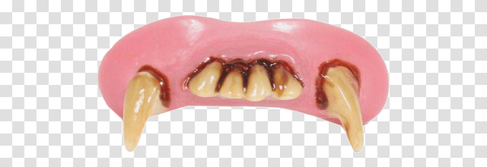 Fake Vampire Teeth Dentures, Mouth, Lip, Jaw, Ketchup Transparent Png