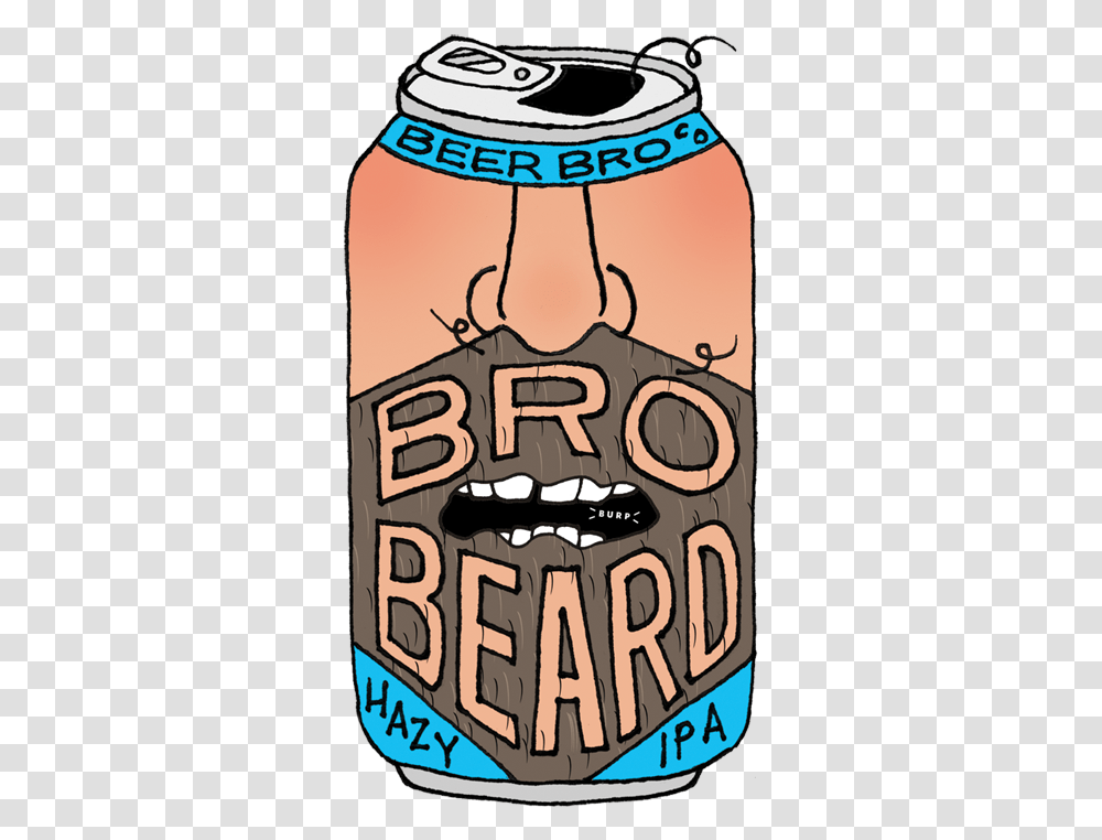 Fakebeer Brobeard Canned Beer Clip Art, Word, Teeth, Mouth Transparent Png