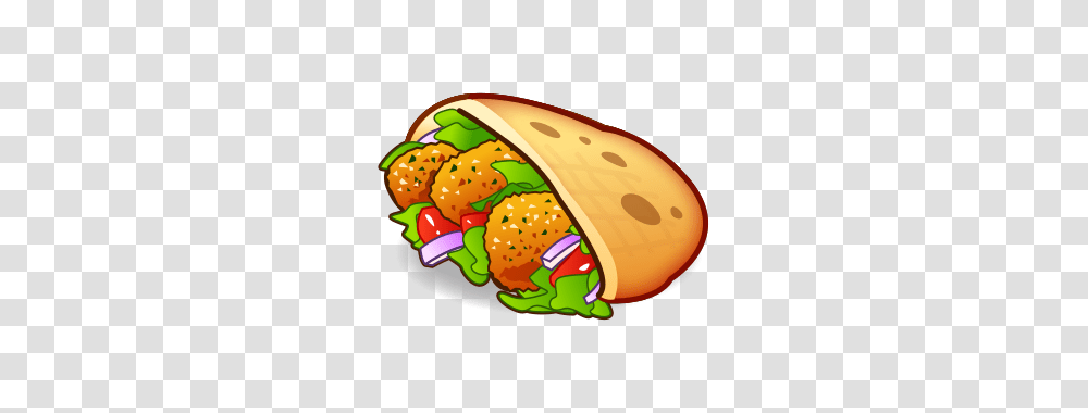 Falafel Emojidex, Food, Burrito, Helmet Transparent Png