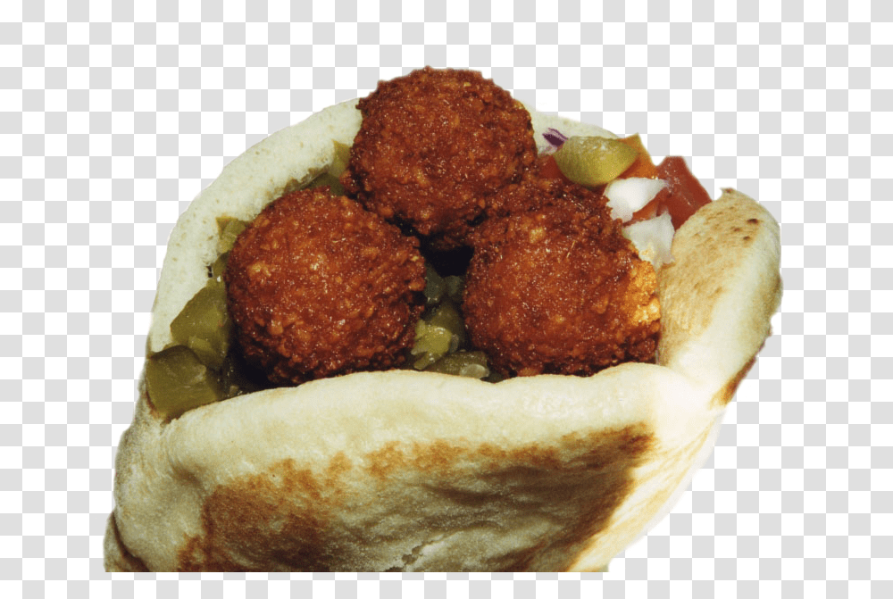 Falafel, Food, Meatball, Bread Transparent Png