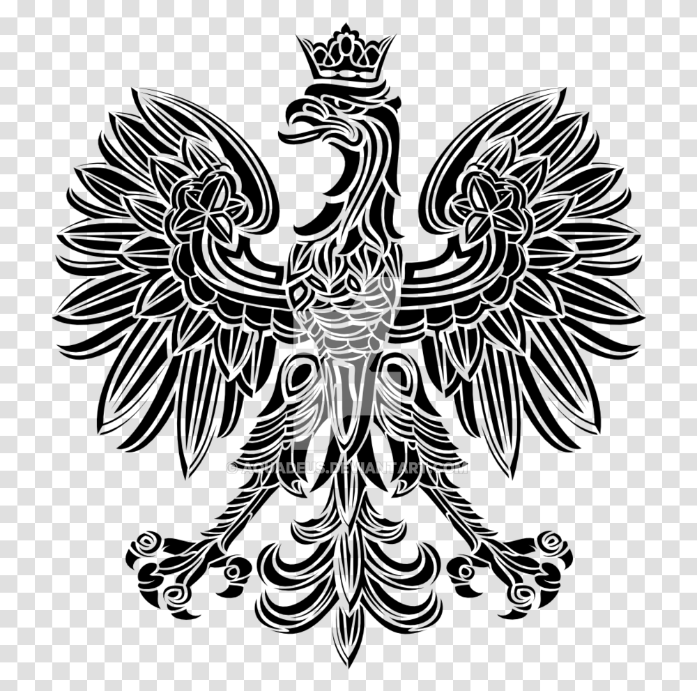 Falcon Clipart Coat Arm Polish Eagle Tattoo Design, Logo, Trademark, Word Transparent Png