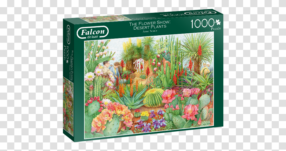 Falcon De Luxe The Flower Show Jigsaw Puzzle, Plant, Cactus, Person, Human Transparent Png