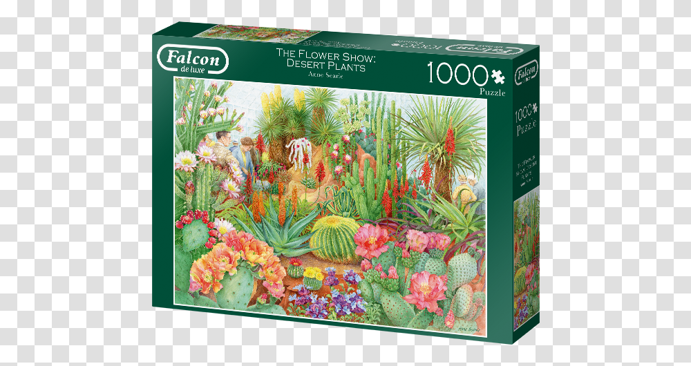 Falcon De Luxe The Flower Show Jigsaw Puzzle, Plant, Person, Human, Cactus Transparent Png