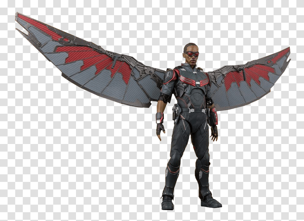 Falcon Figuarts Infinity War, Person, Human, Costume, Batman Transparent Png