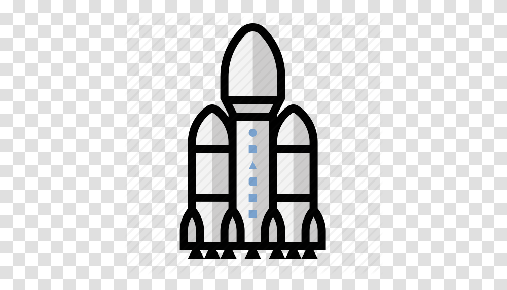 Falcon Heavy Launch Rocket Space X Icon, Architecture, Building, Lighting, Pillar Transparent Png